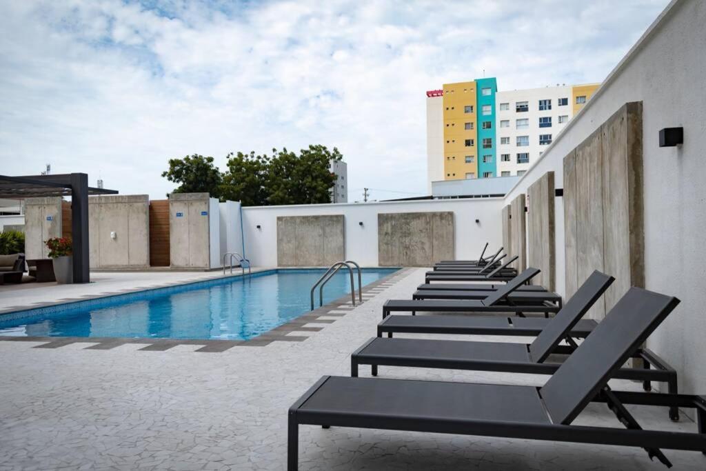 M3 Lujoso Y Comodo Departamento Con Playa 2 Piscinas Cancha De Tenis Jacuzzi Seguridad 24 Horas Манта Екстер'єр фото