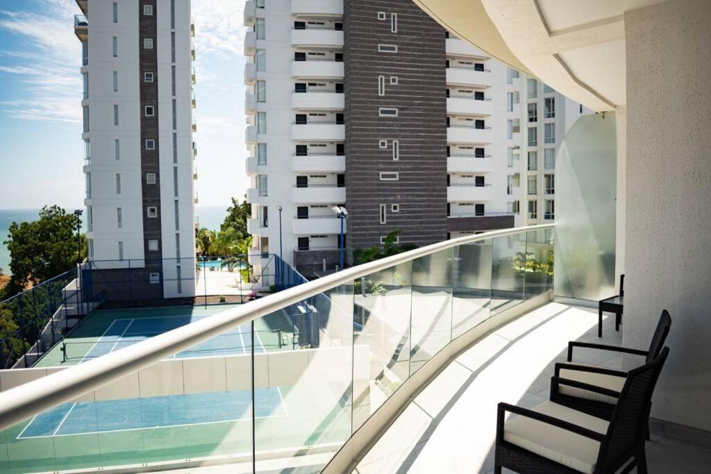 M3 Lujoso Y Comodo Departamento Con Playa 2 Piscinas Cancha De Tenis Jacuzzi Seguridad 24 Horas Манта Екстер'єр фото