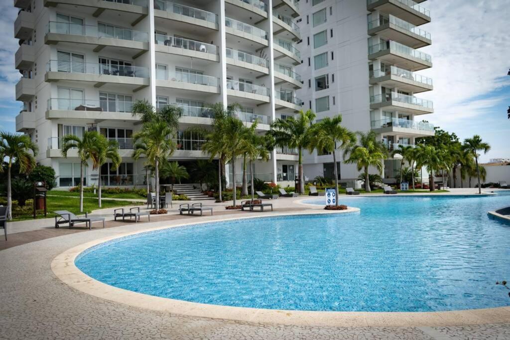 M3 Lujoso Y Comodo Departamento Con Playa 2 Piscinas Cancha De Tenis Jacuzzi Seguridad 24 Horas Манта Екстер'єр фото