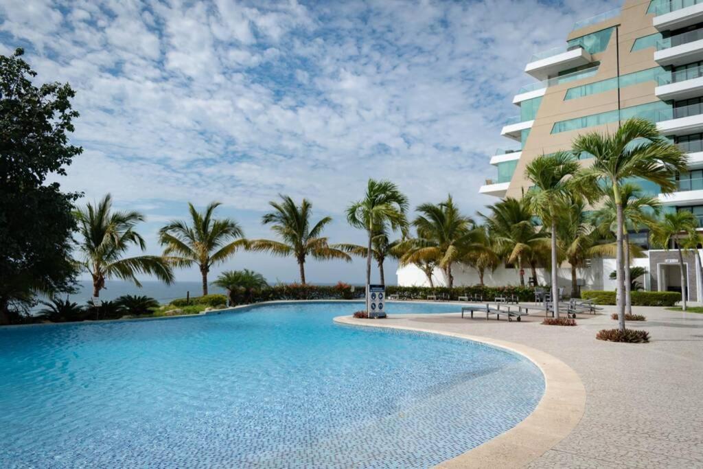 M3 Lujoso Y Comodo Departamento Con Playa 2 Piscinas Cancha De Tenis Jacuzzi Seguridad 24 Horas Манта Екстер'єр фото